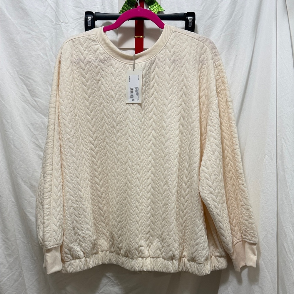 a new day Cream Sweater
